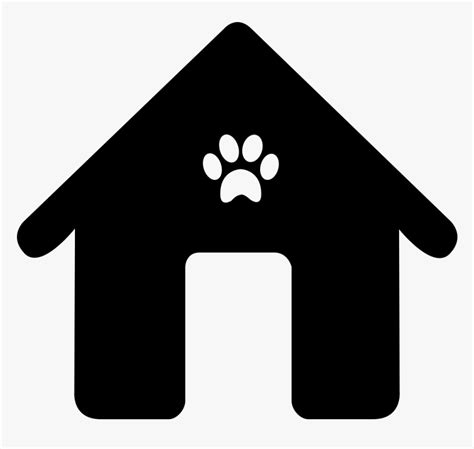 Clip Art Doghouse Clipart Black And White - Dog House Vector Png, Transparent Png , Transparent ...