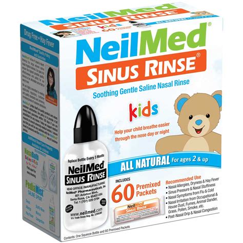 Sinus Rinse Pediatric Kit with 60 Packets