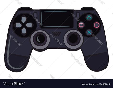 A game remote control or color Royalty Free Vector Image