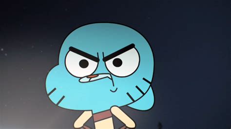 Gumball Watterson Looking Angry