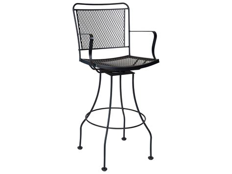 Woodard Constantine Wrought Iron Swivel Bar Stool | 130068