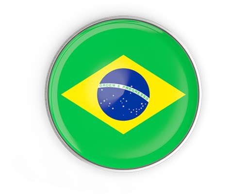 Download Brazilian Flag Button Design | Wallpapers.com