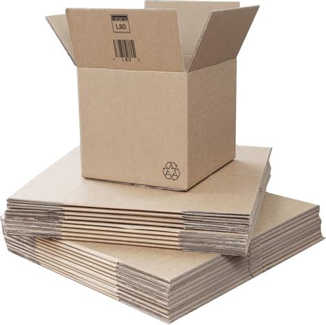 Double Wall Cardboard Boxes - Medium 385x330x315mm (15x14x12ins). 20 ...