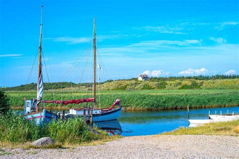 Jutland Ancient Architectures and Wild Landscapes Stock Image - Image ...