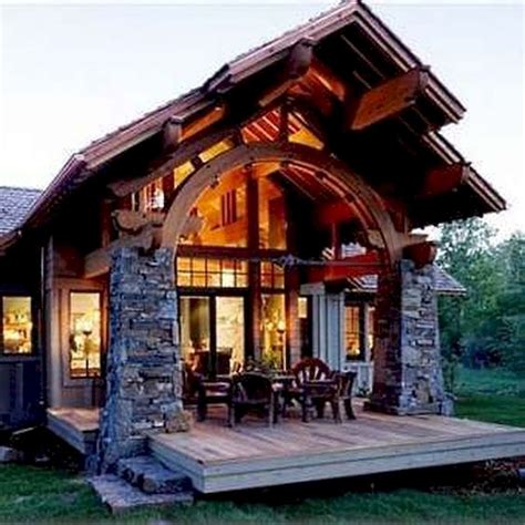 50 Best Log Cabin Homes Modern Design Ideas (With images) | Arched cabin, Log cabin homes, Small ...