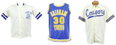 Lot Detail - 1980's BYU Basketball Game Worn Jerseys & Warm Ups - Lot ...