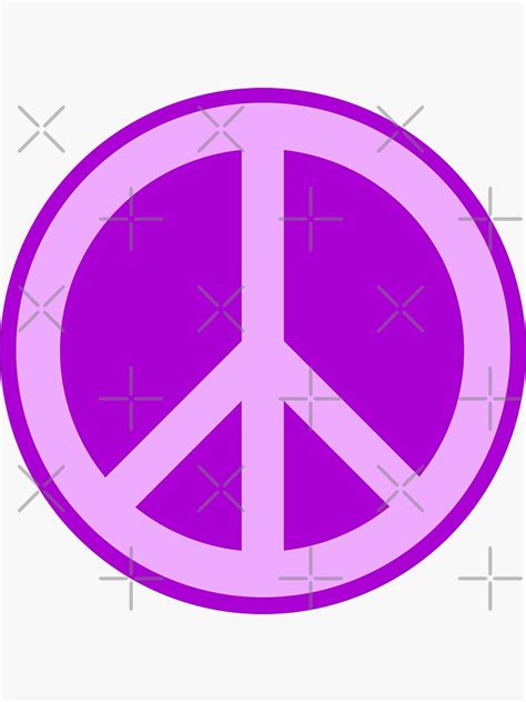 "purple peace sign" Sticker for Sale by y2krevival | Redbubble