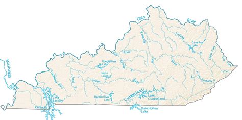 Map Of Lakes In Kentucky - Mount Snow Trail Map