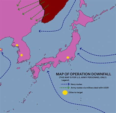 Map of Operation Downfall by ManofNightmares on DeviantArt