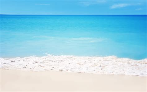 White sand on the shore wallpapers and images - wallpapers, pictures, photos