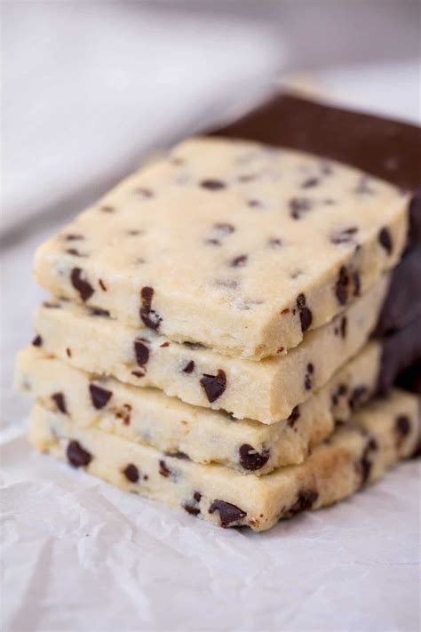 Chocolate Chip Shortbread Cookies