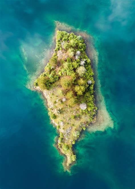 bird's eye view of islet Drone Photography, Travel Photography, Digital ...