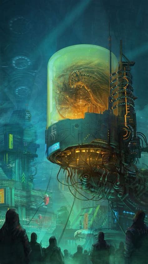 Pin by François St-Pierre on Future.. | Sci fi concept art, Science fiction art, Cyberpunk art