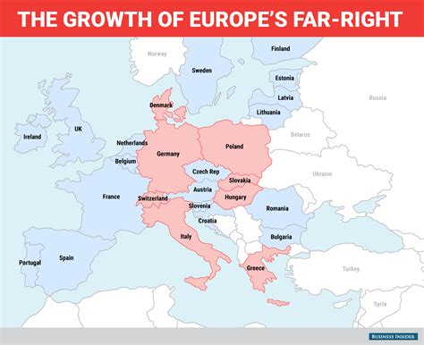 Map shows far-right growth across Europe - Business Insider