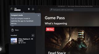 The Xbox app's new 'Compact Mode' is a step in the right direction for ...