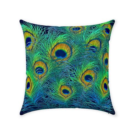 Peacock Pillow - Etsy