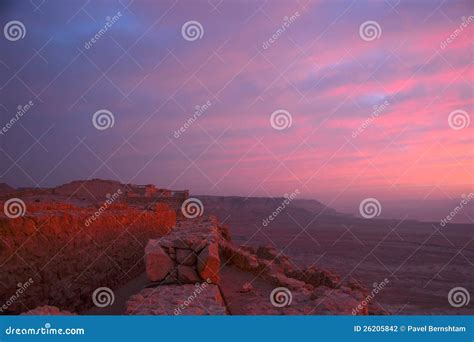 Masada fortress stock photo. Image of ruins, mideast - 26205842