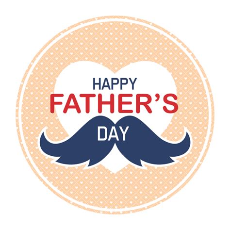 Fathers Day Pattern Vector Design Images, Father Day Heart Badge With Background Pattern, Father ...