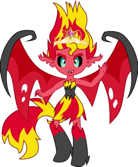 Demon Sunset Shimmer mini by CloudyGlow on DeviantArt