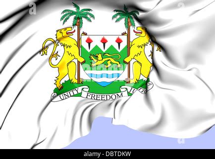 Coat of arms of the Republic of Sierra Leone Stock Photo - Alamy