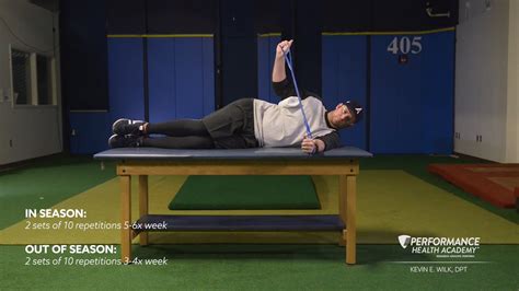 Side-Lying External Rotation (Exercise Only) - YouTube