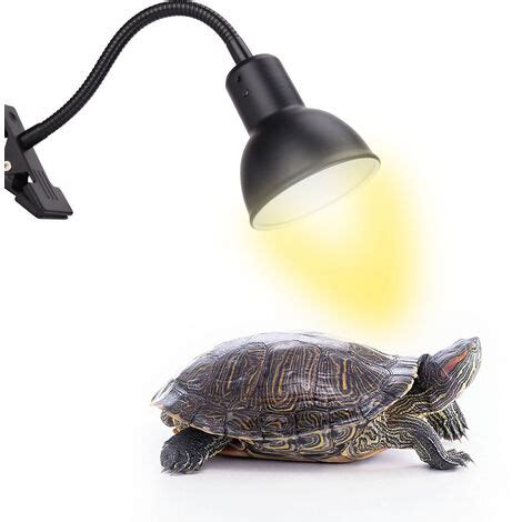 Turtle Heat Lamp with Timer UVA+UVB Lamp for Reptiles Terrarium Heat Lamp for Turtle/Terrestrial ...