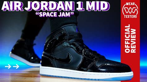 Air Jordan 1 Mid Space Jam - YouTube