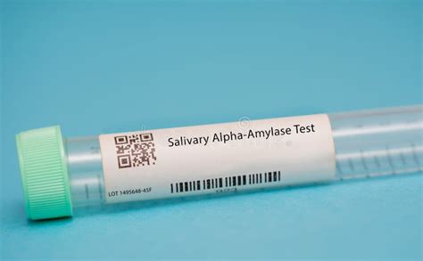 Salivary Alpha-Amylase Test Stock Photo - Image of body, monitor: 275922416