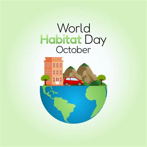 vector graphic of world habitat day good for world habitat day ...