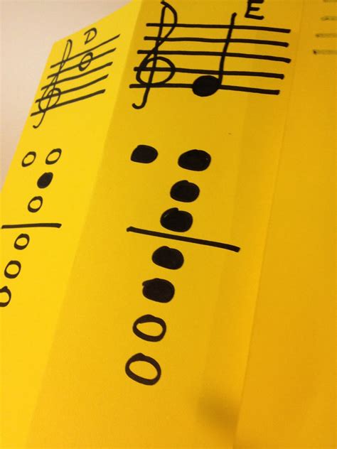 MelodySoup blog: Marvelous Mondays - Recorder fingering chart foldable