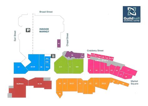 Guildhall Shopping Centre | Stafford - Store map