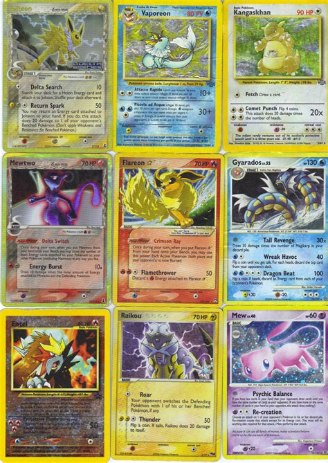 Rare pokemon cards pt 1 by Cyrilcynder on DeviantArt