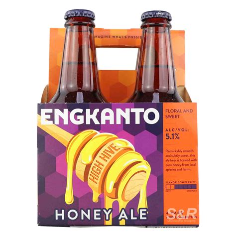 Engkanto High Hive Honey Ale Beer (330mL x 4pcs)