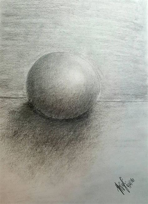 Shading Practice: Sphere Pencil Drawing by oceangirl001 on DeviantArt