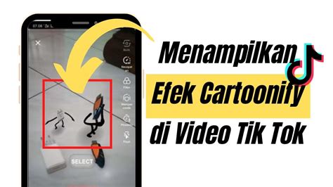 Cara Menampilkan Efek Cartoonify di Video Tik Tok - Inwepo