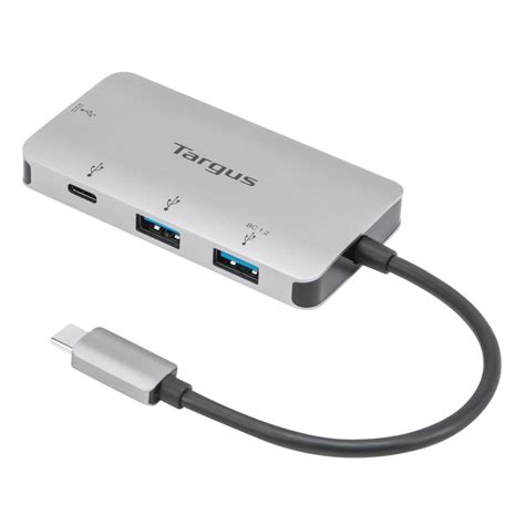 USB-C Multi-Port Hub with 2x USB-A and 2x USB-C Ports with 100W PD Pass-Thru