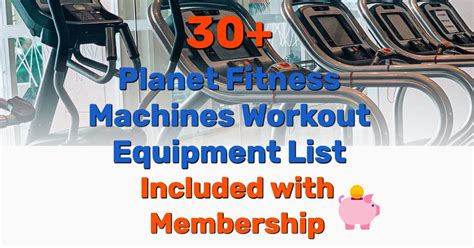 30+ Planet Fitness Machines Workout Equipment List [Included with ...