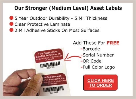 Fixed Asset Labels | 3M Adhesive | Our Asset Labels Are Strong