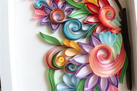 Quilled Paper Art Floral Butterfly Quilling Set of two | Etsy