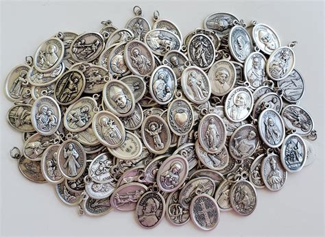 Lot of 130 DIFFERENT Catholic Religious Medals. Many RARE Medals! – Discount Catholic Store