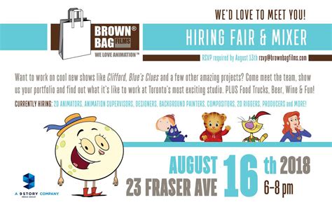 Canadian Animation Blog: Brown Bag Films Toronto Wants YOU!