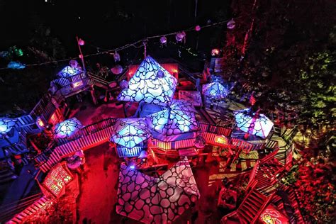 shambhala structures | Shambala festival, Festival lights, Light fest