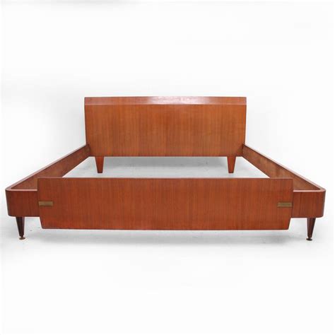 Mid Century Modern Italian Modern Bed Frame, Dassi Attributed For Sale ...