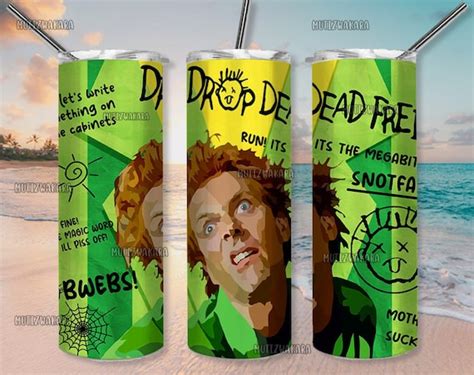 Drop Dead Fred Tumbler 20oz File Cobwebs Snotface Tumbler | Etsy