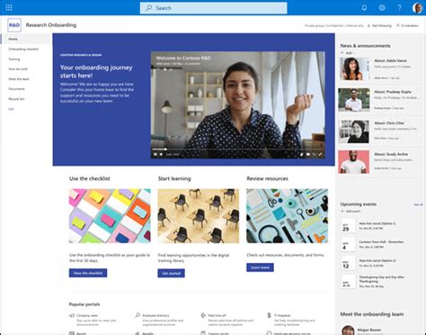 Use the Employee onboarding team SharePoint site template - Microsoft ...