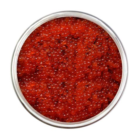 Captain's Pink Salmon (Red) Egg Caviar for Sale: 180g (6.3oz) - Buy ...