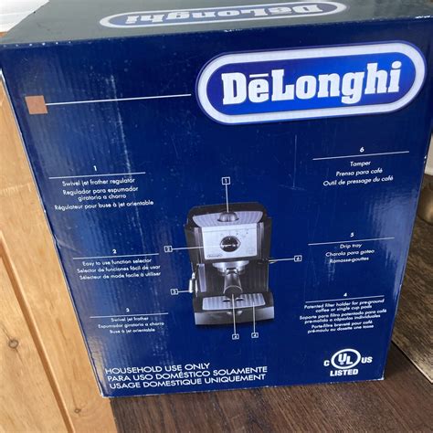 De'Longhi EC155 Manual Espresso Machine 15-Bar/1100W - Black for sale online | eBay