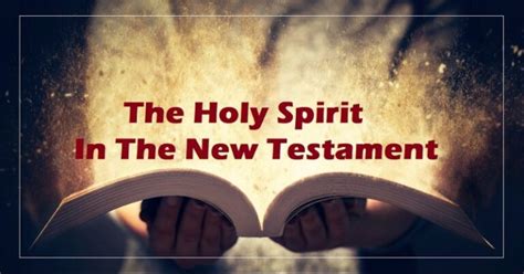 The Holy Spirit in the New Testament