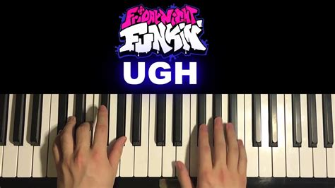 How To Play - Friday Night Funkin - Ugh (Piano Tutorial Lesson) Chords ...