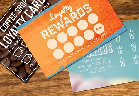 Loyalty Card Templates Mockup ~ Templates ~ Creative Market